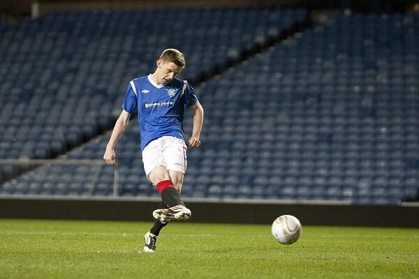 Rangers U17s vs Celtic U17s: Dylan Dykes Scores the Game-Winning Penalty in the Exciting 2012 Glasgow Cup Final Shootout at Ibrox Stadium