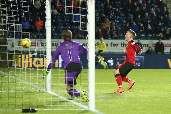 Rangers Victory: Barrie McKay Scores the Second Goal in Ladbrokes Championship Match at Falkirk Stadium