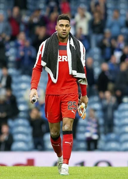 Rangers vs Falkirk: Wes Foderingham Protects Ibrox Stadium in Ladbrokes Championship Action (Scottish Cup Champions 2003)
