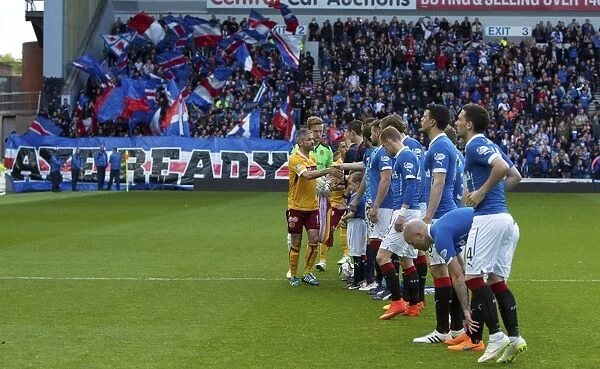 Rangers vs Motherwell: Uniting at the Play-Off Final First Leg, Ibrox Stadium