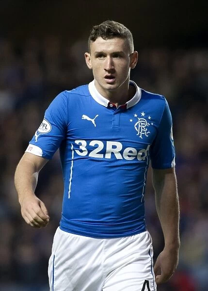 Rangers vs St Johnstone: Fraser Aird's Thrilling Performance in the Scottish League Cup Quarter-Final at Ibrox Stadium (Scottish Cup Champions 2003)