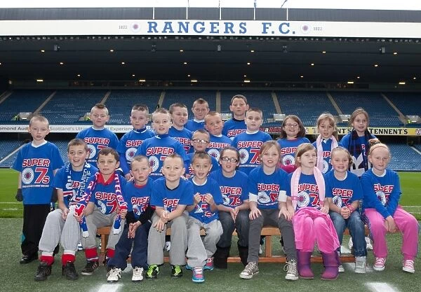 Rangers Youngsters Unite Before Clydesdale Bank Scottish Premier League Match vs. St Mirren (October 17, 2011)