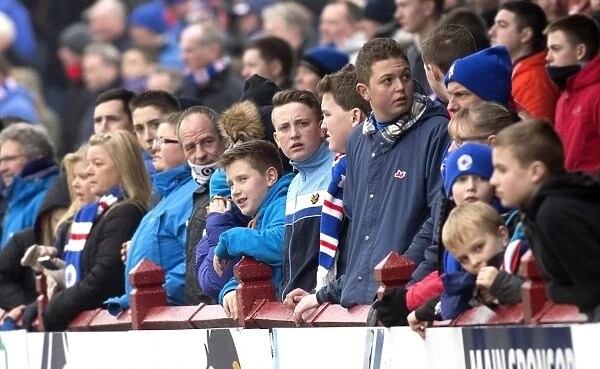 Scottish League One: A Sea of Rangers Supporters at Gayfield Park - Scottish Cup Champions (2003)