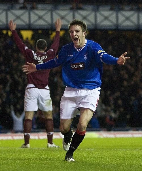 Thrilling Ibrox Showdown: Andrew Little's Stunning Equalizer (1-1) for Rangers vs Hearts