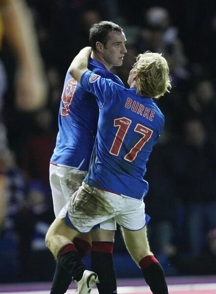 Thrilling Third: Kris Boyd Scores for Rangers in a 3-1 Victory over Motherwell at Ibrox Stadium