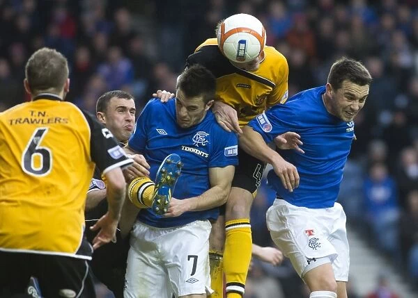 A Tight Battle at Ibrox: McNiff Stands Firm Against Rangers Little and Hegarty (1-2)