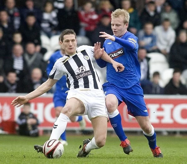 Titanic Tackle: Naismith vs Mehmet in Scottish Cup Fifth Round Clash at St Mirren Park (0-0)