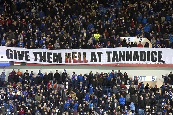 Unyielding Rangers Fans: A Thrilling 1-1 Third Division Battle at Ibrox Against Montrose
