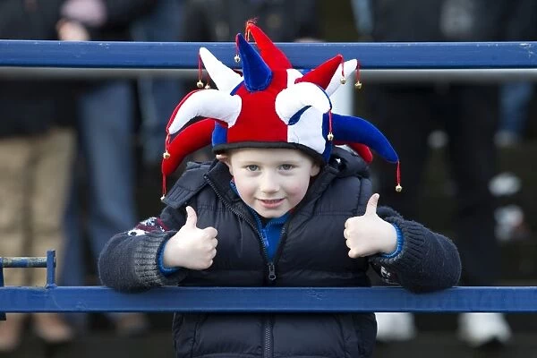 Young Rangers Fan's Thrilling Experience: Montrose vs Rangers in the Scottish Third Division at Links Park (Montrose 2-4 Rangers)