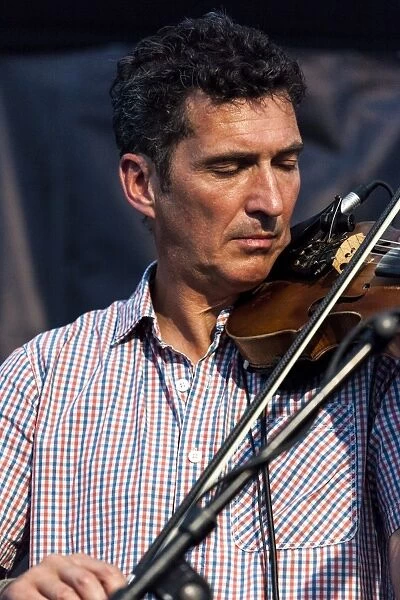 Charlie McKerron, fiddler with the Scottish folk band Capercaillie