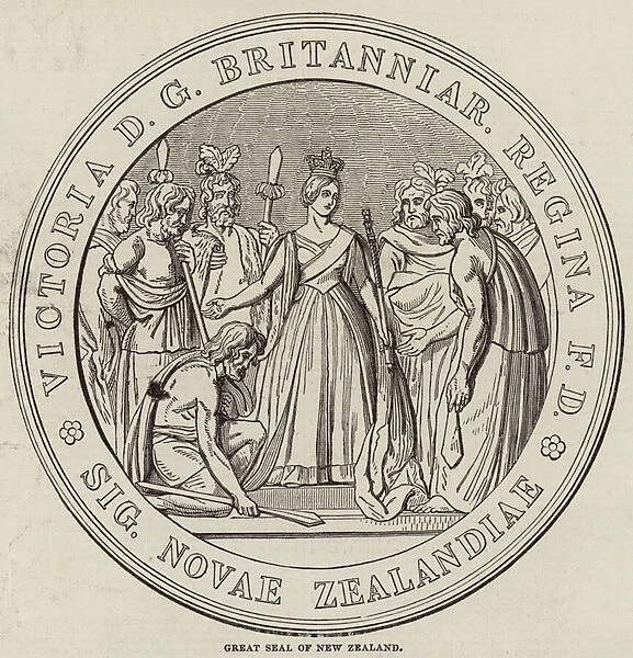 Great Seal of New Zealand (engraving)