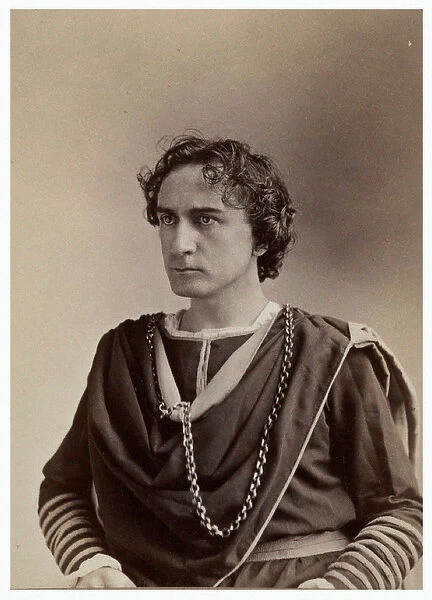 Portrait of Edwin Booth as Hamlet, c. 1870 (photo)