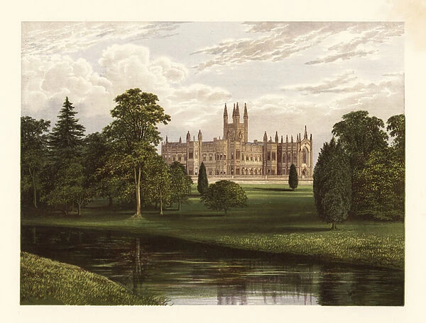 Toddington Manor, Gloucestershire, England. 1880 (engraving)