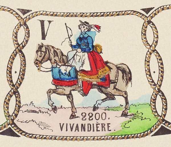 Vivandiere, around 1860 (print)
