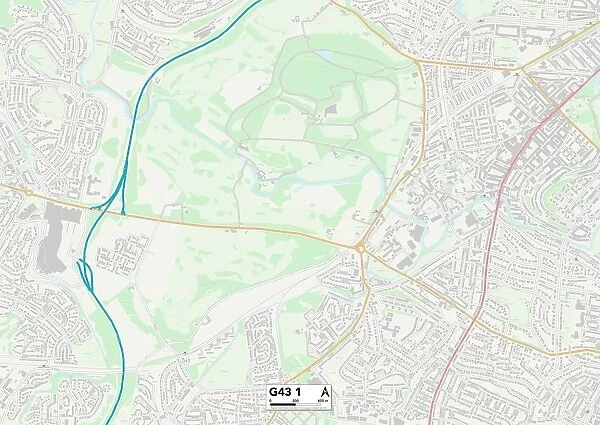 Glasgow G43 1 Map