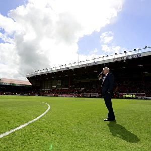 Steve Lansdown, Majority Shareholder of Bristol City, Watches April 2014 Match Against Crewe