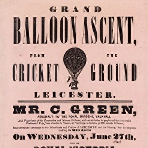 Balloon event, Charles Green, Leicester