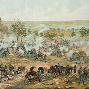 Battles Premium Framed Print Collection: Battle of Gettysburg