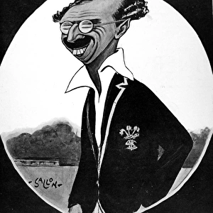 Cartoon of Percy Fender, 1929