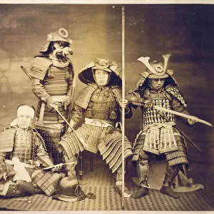 Historic Framed Print Collection: Japanese samurai armor