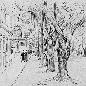 Shameen street scene, Canton, China, 1914