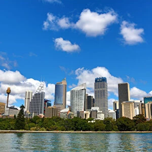 Sydney city skyline and Central Business District, Sydney, New South Wales, Australia