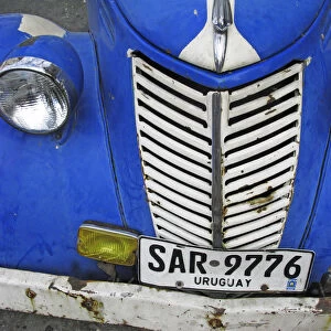 Colourful Old Car. Montevideo, Uruguay
