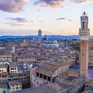 Italy, Tuscany, Siena, (Unesco World Heritage Site)