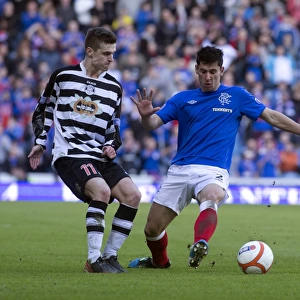 Anestis Argyriou Scores the Thrilling Winner for Rangers vs East Stirlingshire in Scottish Third Division at Ibrox Stadium