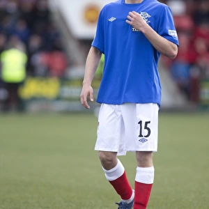 Daniel Stoney Scores the Fourth Goal for Rangers in Their 4-2 Victory over East Stirlingshire in the Scottish Third Division