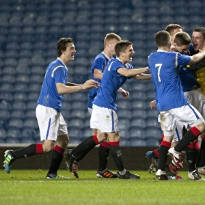 Dramatic Glasgow Cup Final Victory: Rangers U17s Triumph Over Celtic U17s in Penalty Shootout at Ibrox Stadium (2012)