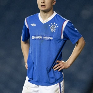 Glasgow Cup Final 2012: Thrilling Showdown at Ibrox Stadium - Rangers U17s vs Celtic U17s: The Battle of Young Talents with Danny Stoney in Action