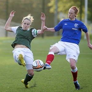 Intense Battle: Kathryn Hill vs. Hibernian Ladies (Rangers FC)