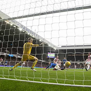 Rangers Connor Goldson Scores Thrilling Headed Goal Against Hamilton in 5-0 Premiership Victory at Ibrox Stadium