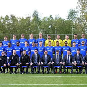 Rangers First Team Picture - The Hummel Training Centre