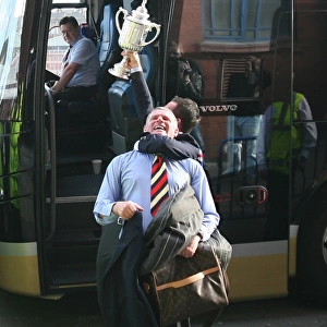 Rangers Football Club: Ian Durrant and Barry Ferguson Celebrate Scottish Cup Victory (2008)