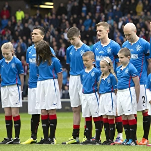 Rangers Football Club: A Moment of Silence for Sandy Jardine at Ibrox Stadium - Honoring the 2003 Scottish Cup Heroes