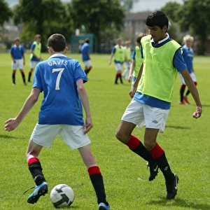 Rangers Football Club: Young Rangers in Action at Summer 2010 Residential Camp, King George V Playing Fields