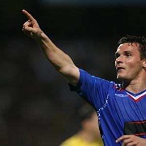 Rangers Glory: Lee McCulloch's Euphoric Moment after Historic 3-0 Victory over Olympique Lyonnais in UEFA Champions League