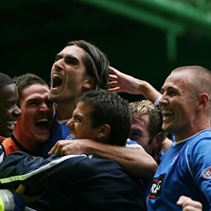 Rangers Glory: Pedro Mendes Euphoric Moment after Scoring the Thrilling Third Goal against Celtic (4-2)