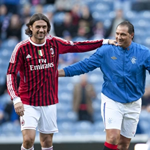 Rangers Legends vs AC Milan Legends: A Legendary Clash at Ibrox Stadium - Amoruso and Maldini Reunited (1-0)
