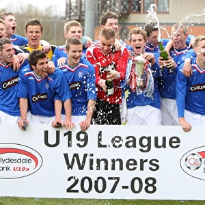 Trophies Poster Print Collection: U19 League Winners 07-08