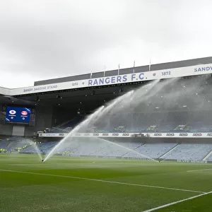 Rangers vs Aberdeen: Ibrox Stadium - Scottish Premiership Match Amidst Sprinklers (Scottish Cup Champions 2003)