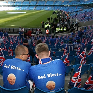 A Sea of Rangers Fans: The Unforgettable UEFA Cup Final vs Zenit St. Petersburg (2008) at Manchester City Stadium