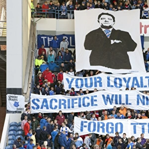 Silent Battle at Ibrox: Ally McCoist and Rangers vs Motherwell (0-0) - Fans Tribute