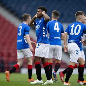 Thrilling Goal: Dapo Mebude Scores the Gamewinner for Rangers in the 2003 Scottish FA Youth Cup Final at Hampden Park