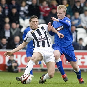 Matches Season 09-10 Photographic Print Collection: St Mirren 0-0 Rangers