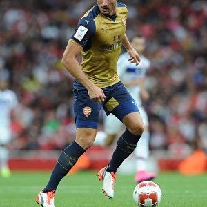 Olivier Giroud in Action: Arsenal vs. Olympique Lyonnais, Emirates Cup 2015/16