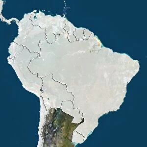 French Guiana, Satellite Image