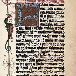 Page from Gutenbergs Bible (c1455)